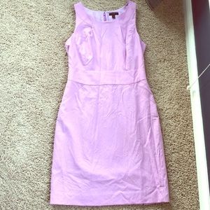 JCrew Lavender Classic Sheath Dress Sz 8 EUC